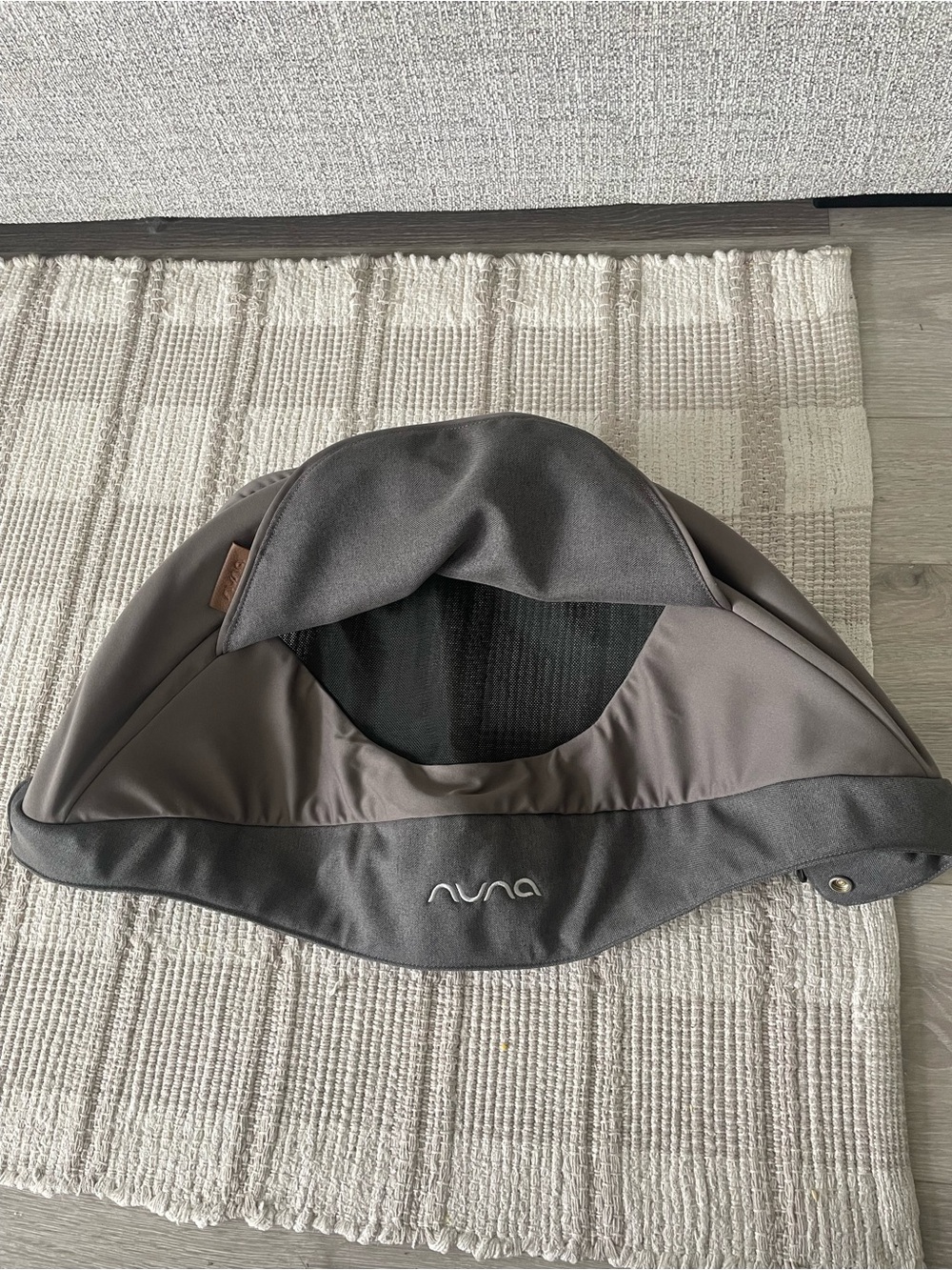 New! Nuna Pipa RX infant car seat canopy granite color